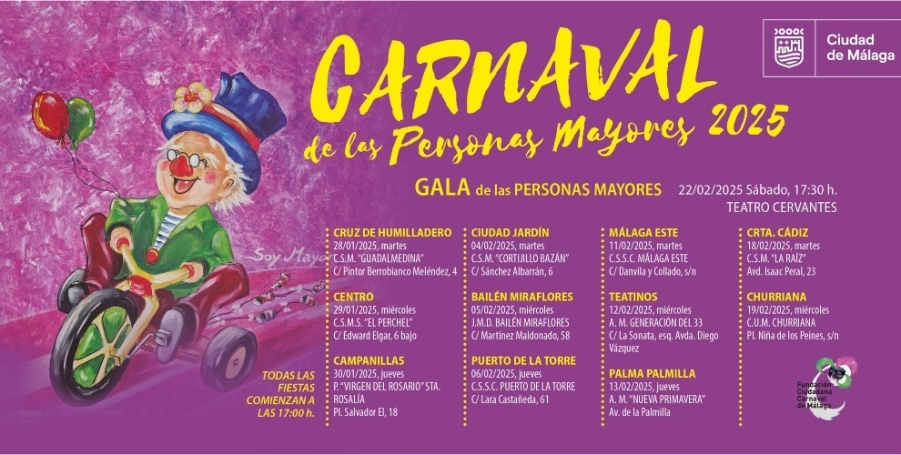 carnaval personas mayores malaga