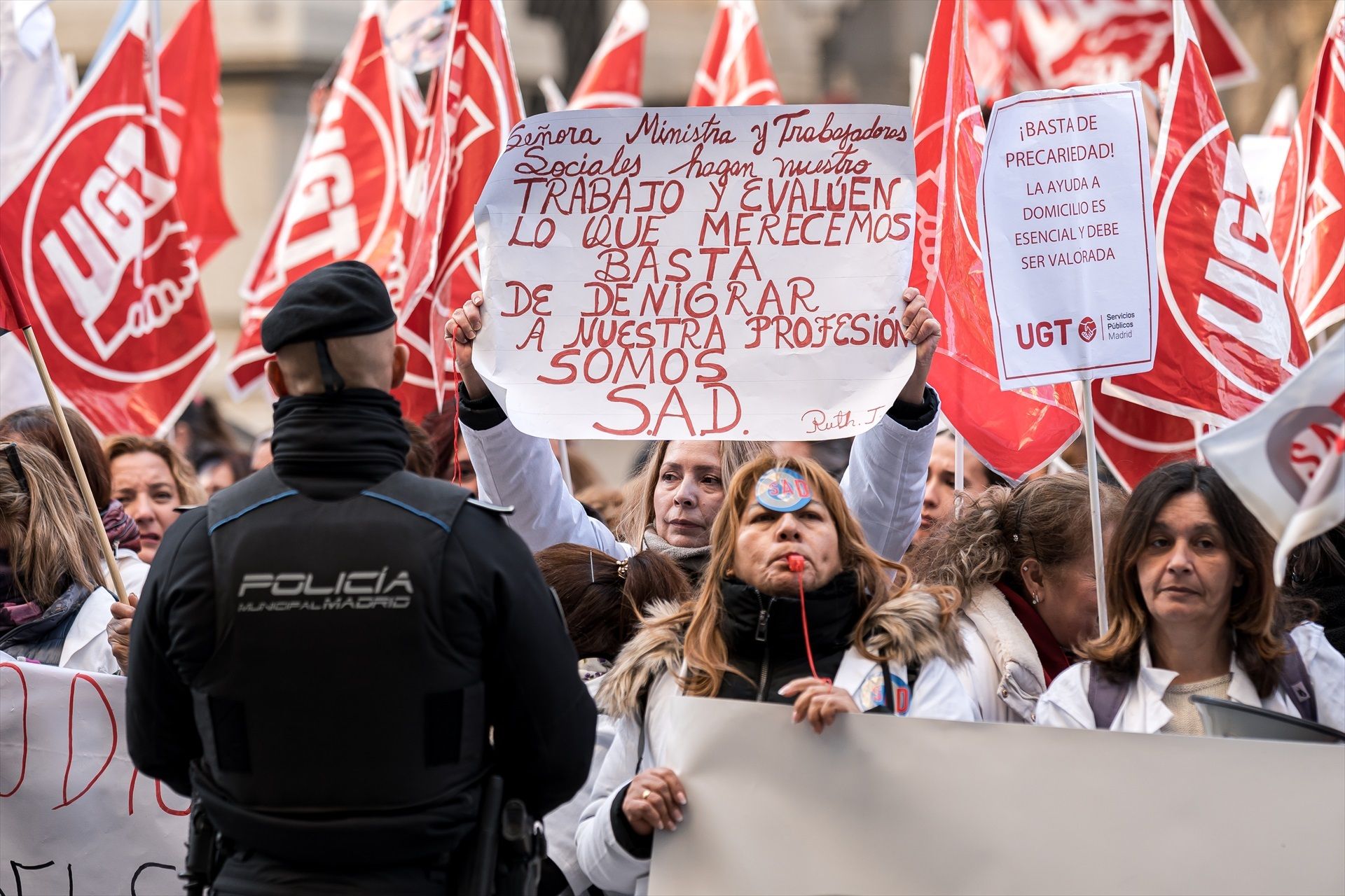 Suspendida la huelga de la Ayuda a Domicilio en Madrid