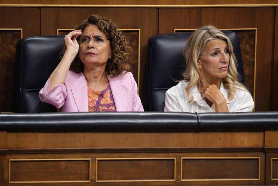 María Jesús Montero y Yolanda Díaz