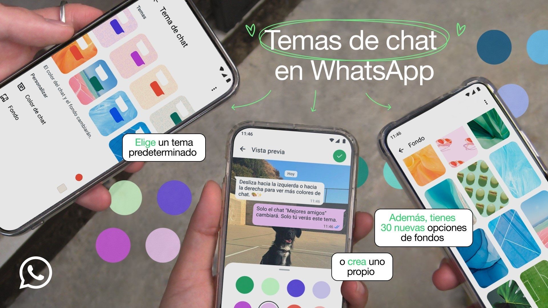 Llega la personalización total a WhatsApp con los temas de chat: así puedes activarlos