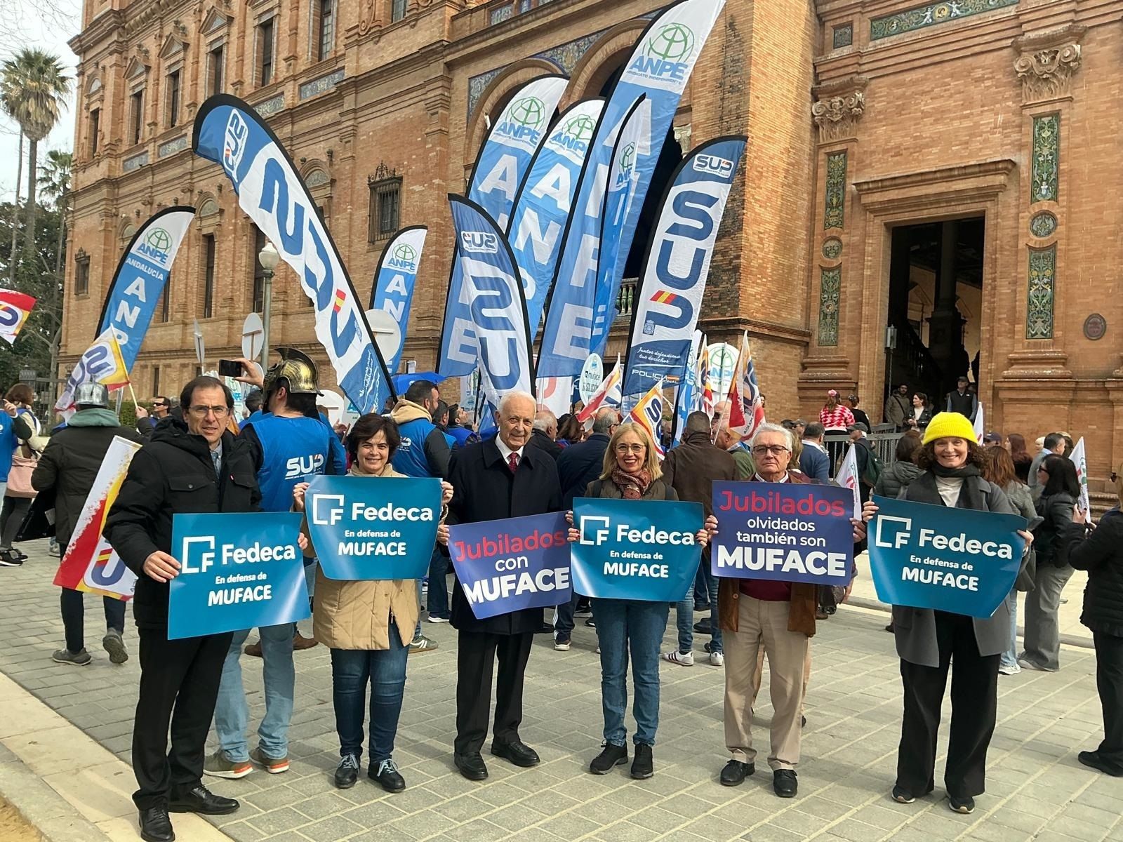 Los funcionarios se echan a la calle por Muface: "Con la salud no se mercadea". Foto: EuropaPress