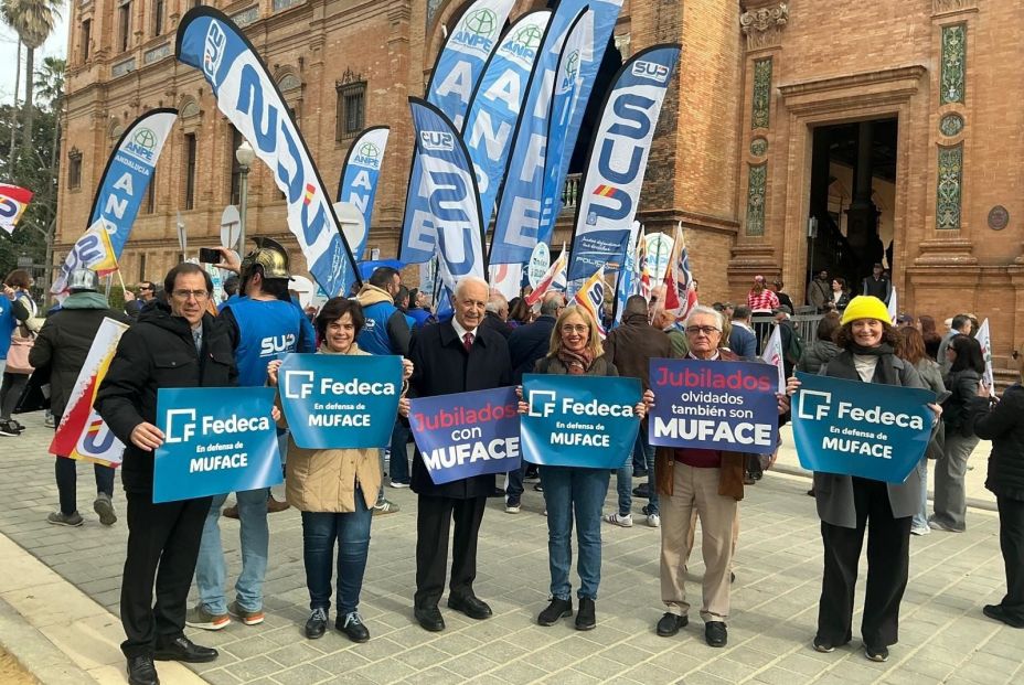 Los funcionarios se echan a la calle por Muface: "Con la salud no se mercadea". Foto: EuropaPress