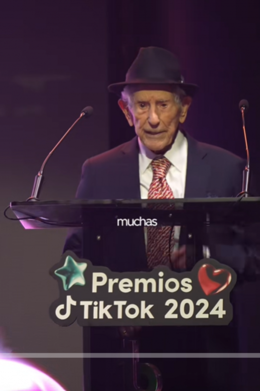 Premios TikTok 2024. Discurso de José María Abad. Fuente: TikTok