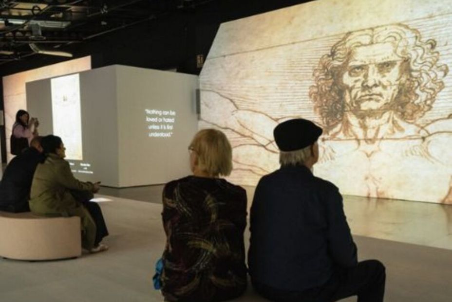 El Museo de las Ciencias acoge una exposición inmersiva sobre Leonardo da Vinci (Ciudad de las Artes y las Ciencias)