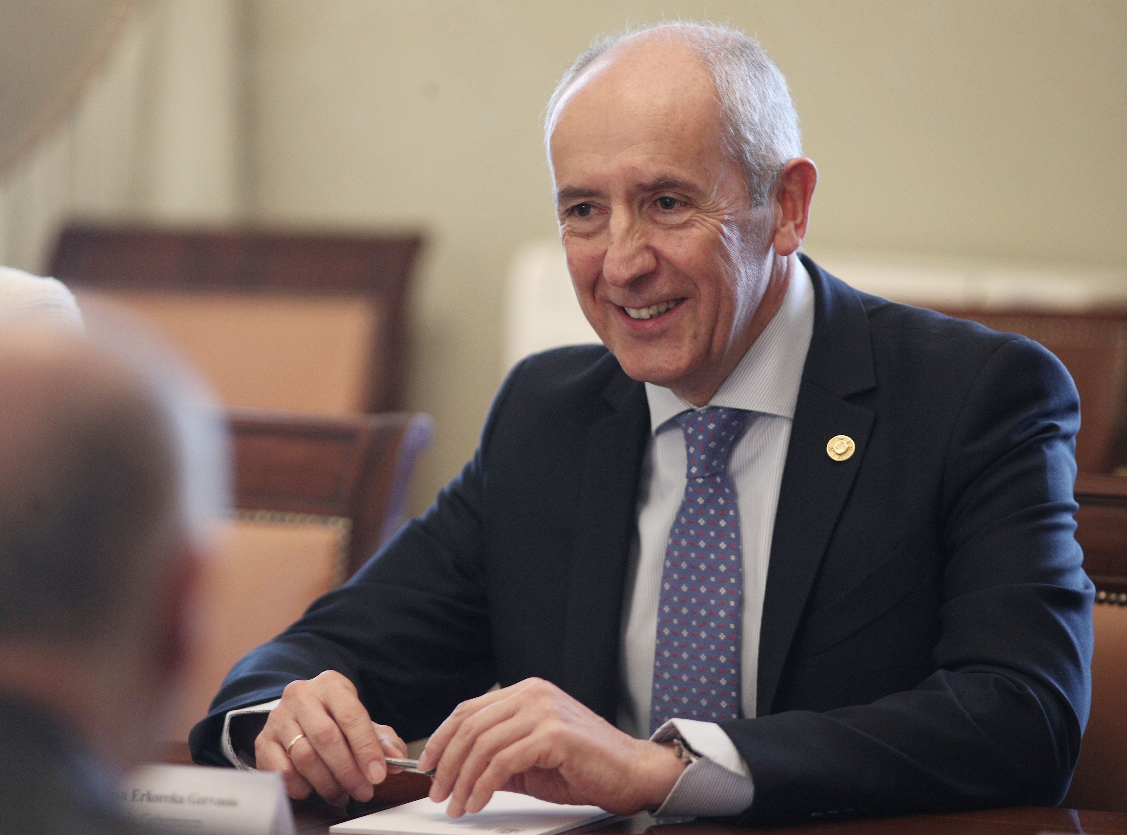 El consejero de Gobernanza Pública y Autogobierno y portavoz del Gobierno vasco, Josu Erkoreka. Foto: EuropaPress 