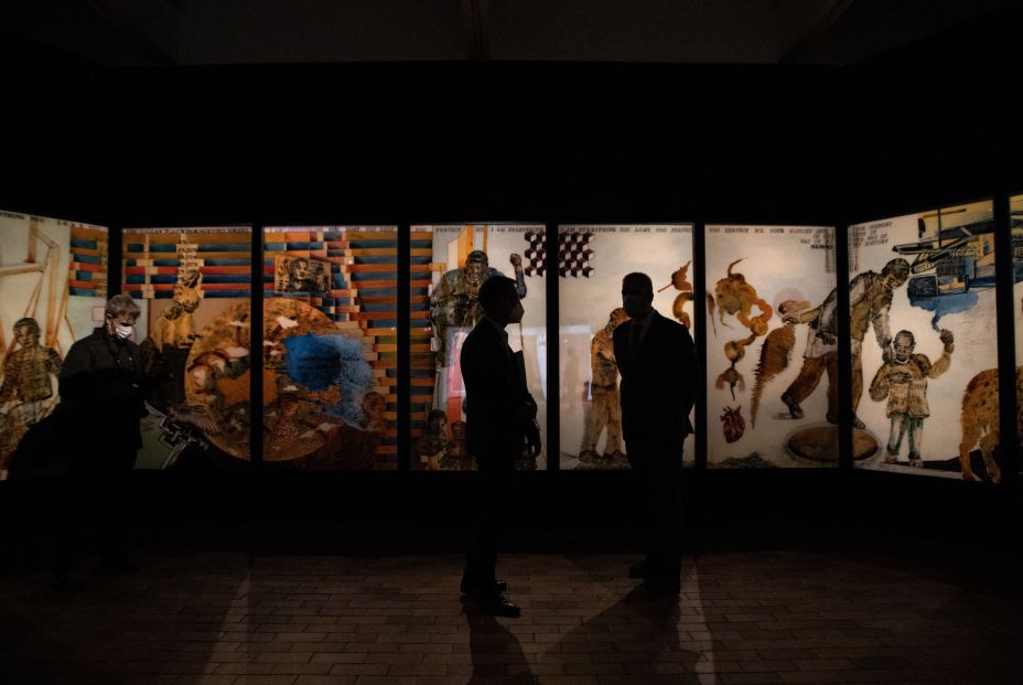 La Fundació Miró expone 'No me oyes', un "guión gráfico" de la profecía de Casandra