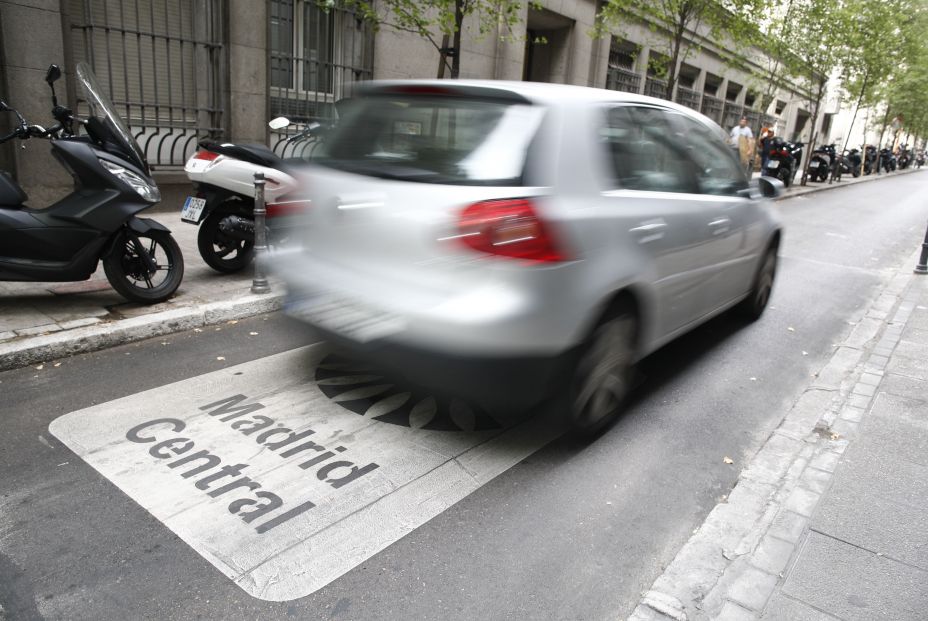 Coche por Madrid