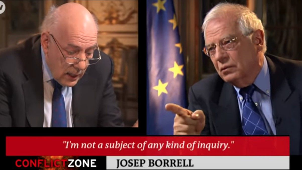 Vídeo: Borrell para una entrevista al ser preguntado por Cataluña