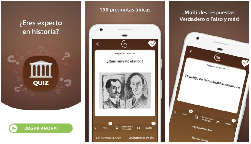 Quiz de Historia del Mundo app