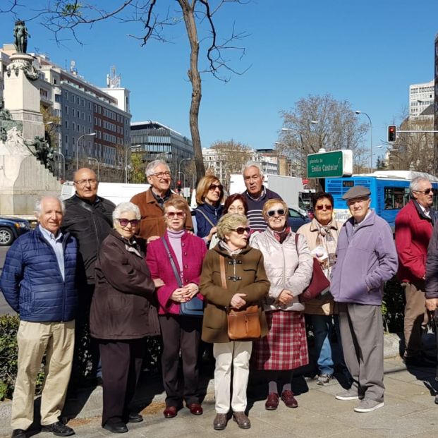 Los socios de UMER visitan la ciudad de Madrid. 