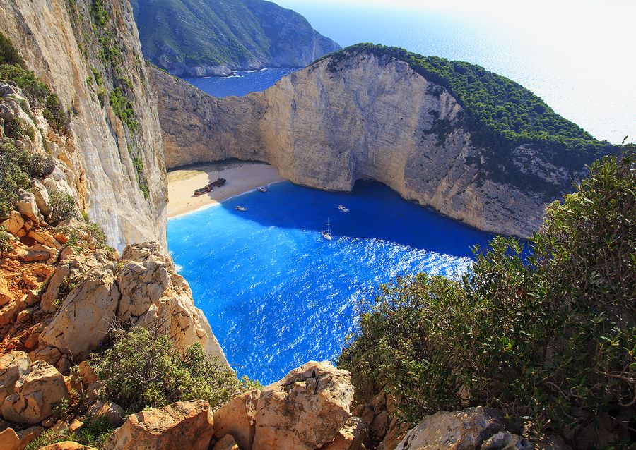 Playa Navagio, Isla de Zakintos, Grecia (BigStock)