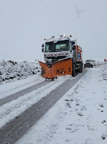 La borrasca 'Arwen' trae frío y nevadas de hasta 25 centímetros hasta el domingo en la mitad norte. Foto: Europa Press