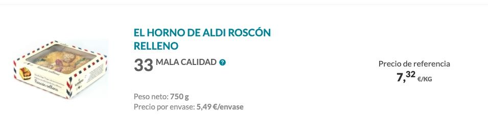 ALDI roscón