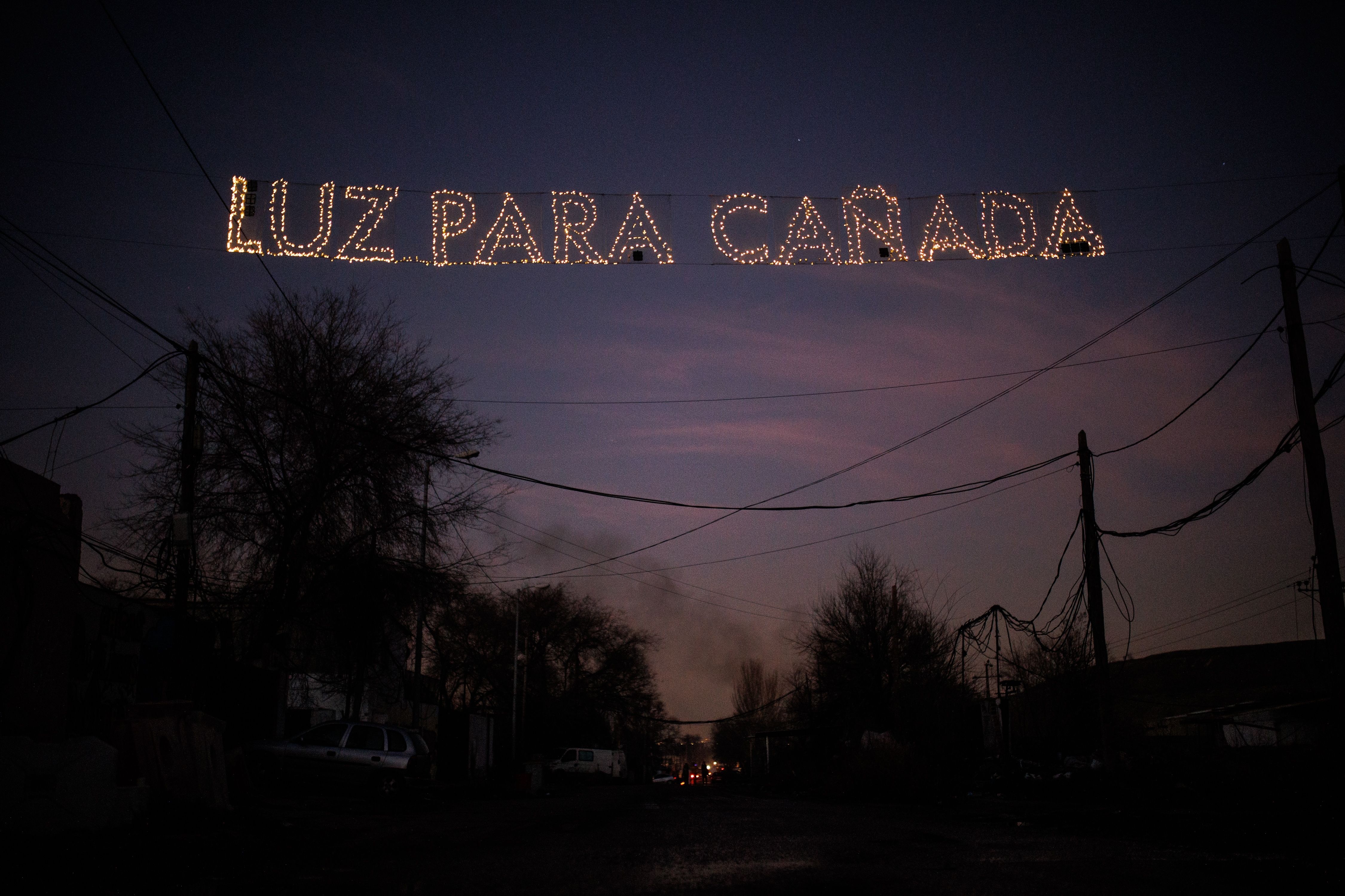 La Cañada Real cumple 459 días sin luz Le decimos a 2022 que no nos rendimos. Foto: Europa Press