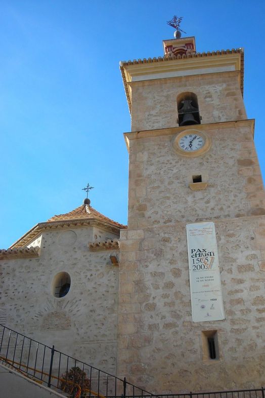 Iglesia de San Bartolomé en Ulea. Foto: Wikipedia