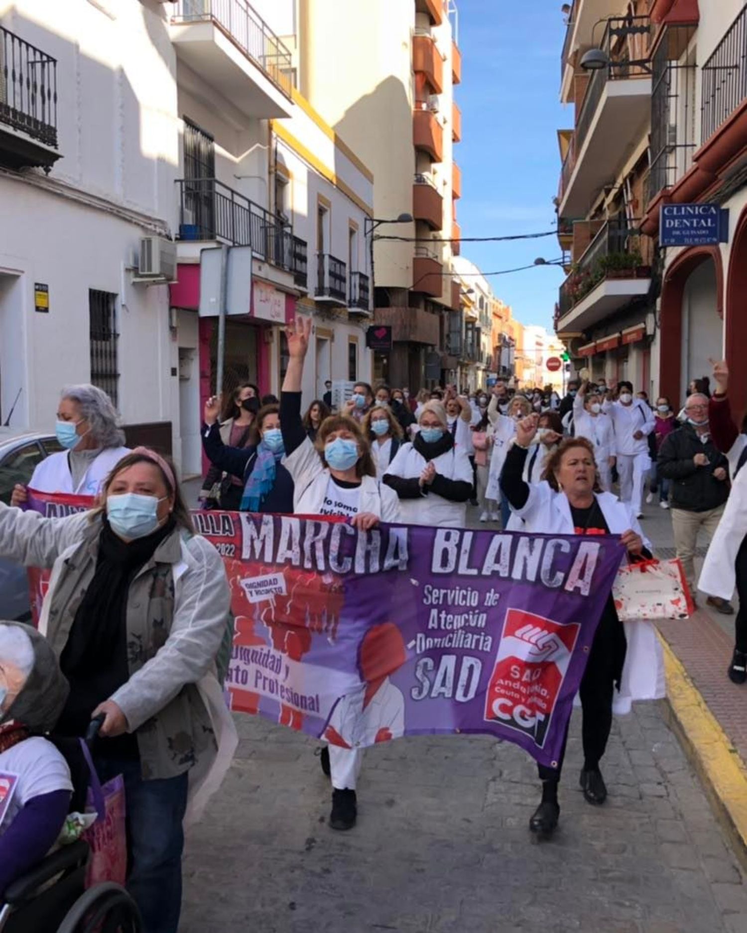 La Marcha Blanca del SAD finaliza su recorrido este viernes tras recorrer Andalucía en 14 etapas