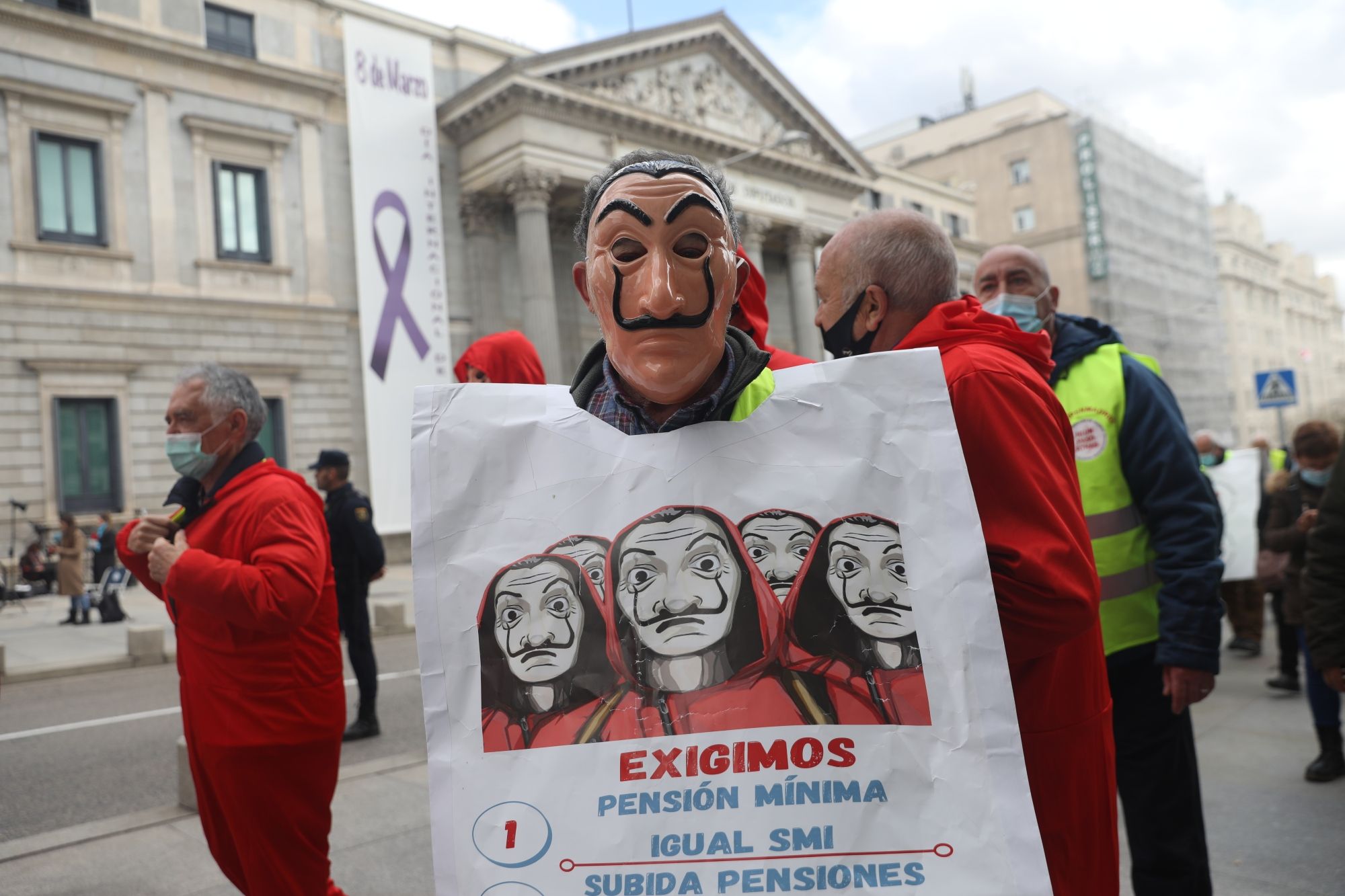 Las cinco grandes reivindicaciones de los pensionistas que hoy se manifiestan en Madrid